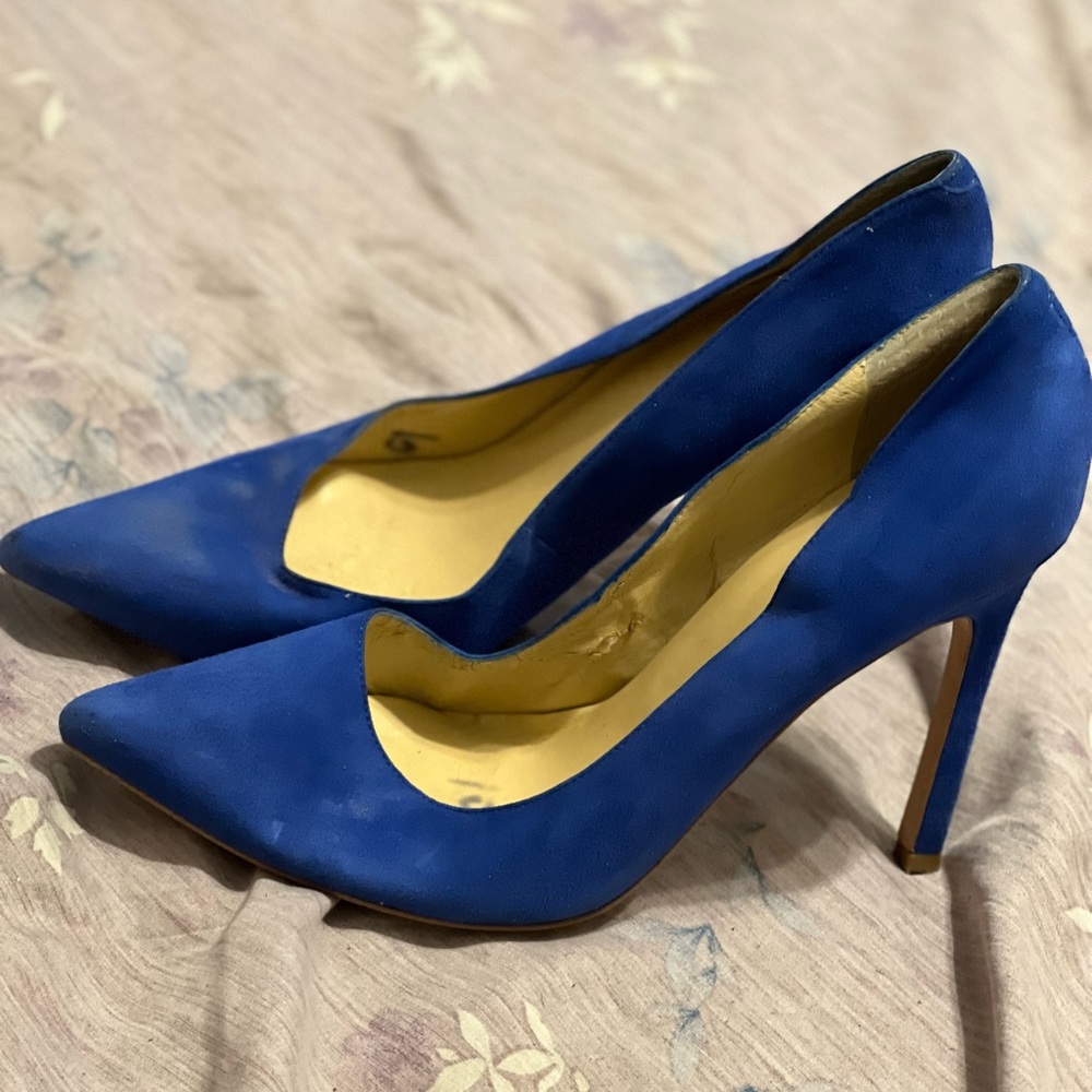 Ivanka Trump Suede Heels